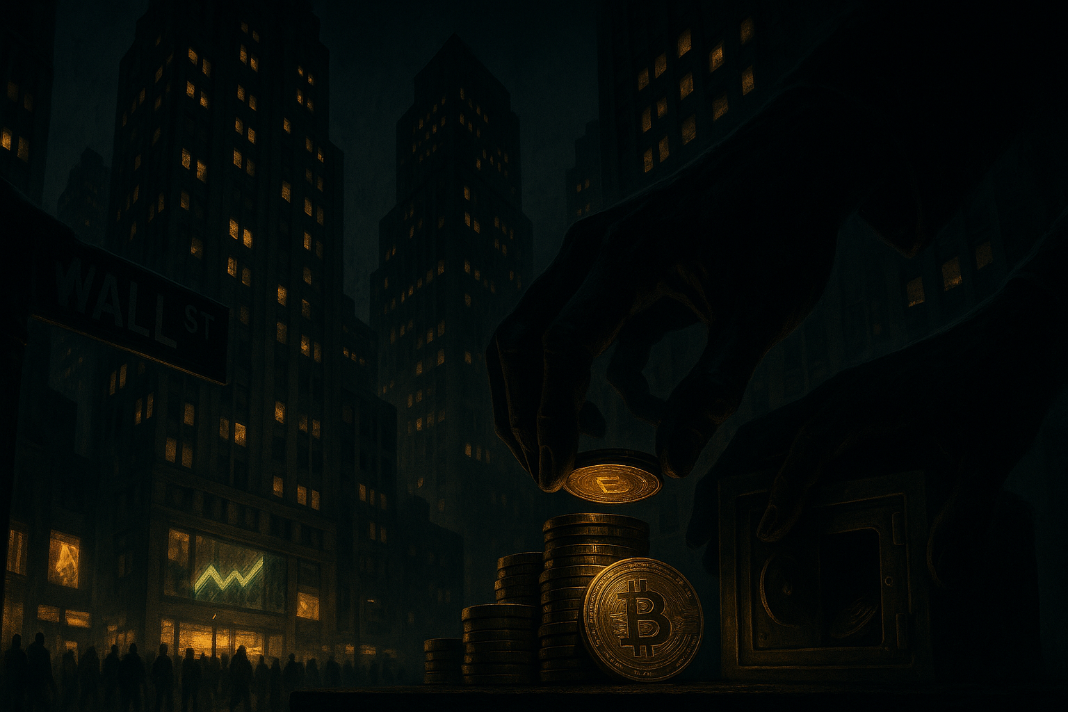 The Secret Bitcoin Hoarding Game Wall Street Hopes You’ll Ignore